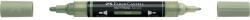 Faber-Castell Akril marker kétvégű MULTIMARK 172 Faber-Castell zsályazöld (FC185972) - web24