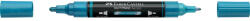 Faber-Castell Akril marker kétvégű MULTIMARK 292 Faber-Castell metál kék (FC185993) - web24