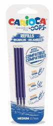 CARIOCA Rezerve pix erasable, 3 buc/blister, CARIOCA Oops - albastre (CA-43041/02)