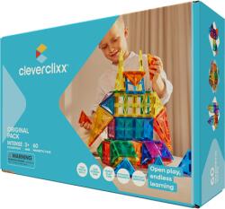 Cleverclixx Set de construcție magnetic Original Pack Intense - 60 bucăți (CLEVER_CC-1008)