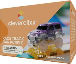 Cleverclixx Pista de curse magnetică - Mașinuță mov - 1 buc (CLEVER_CC-1021)