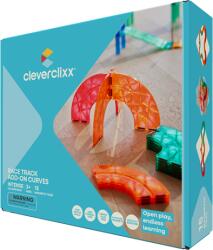 Cleverclixx Pista de curse magnetică Intense - set de curbe - 15 piese (CLEVER_CC-1020)