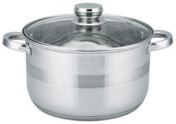 Rosberg Oala Rosberg Premium RP51210M26, 26 cm, 7.8 L, Capac, Inductie, Inox (RP51210M26)