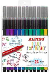 Alpino Fineliner, varf 0.4mm, 24culori/set, ALPINO Color Experience (MS-AR001039)