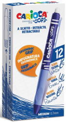 CARIOCA Pix erasable, 0.7mm, retractabil, CARIOCA Oops - albastru (CA-43043/02)