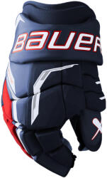 Bauer Mănuși de hochei Supreme F40 Navy/Red/White Intermediate 12″