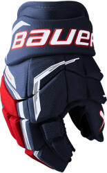 Bauer Mănuși de hochei Supreme F50 PRO Navy/Red/White Junior 11″
