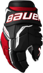 Bauer Mănuși de hochei Supreme FUSE Black/Red Intermediate