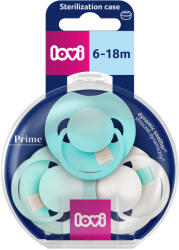 LOVI Lovi, Prime, suzeta dinamica din silicon, Aqua Green, 6-18 luni, 3 buc