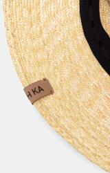 LE SH KA headwear LE SH KA шапка идиотка дамска от сплетена материя (BeigeBucket)