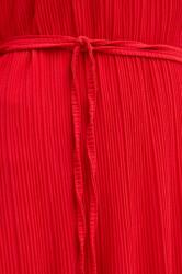 Never Fully Dressed Рокля Never Fully Dressed Red Gaia Plisse (NFDDR1549)