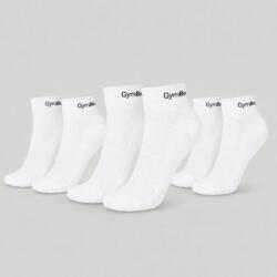 GymBeam Quarter Socks 3Pack White XL
