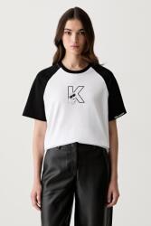 Karl Lagerfeld tricou pentru femei din bumbac IKON 9BY2-TSDZLS_99X (B3W17091)