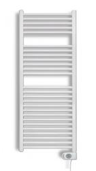 Zehnder Aura fürdőszoba radiátor elektromos egyenes 1226 × 600 mm, fehér (PBEZ-120-60/MQ)