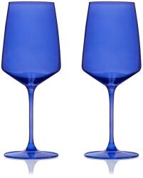 Viski set de pahare cu picior pentru vin din sticlă colorată 650 ml 99KK-SLUZYL_59X (V11266) Pahar