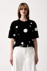 Karl Lagerfeld tricou pentru femei din bumbac IKON 9BY2-TSDZLC_99X (B3W17040)