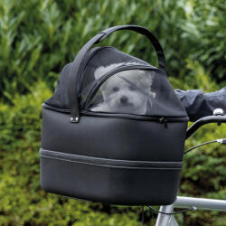 TRIXIE coş frontal de bicicletă pentru animale de companie (Până la 6 kg | 41 x 47 x 29 cm | Înălţime: 47 cm) (13108)