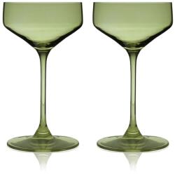 Viski set de pahare cu picior pentru cocktailuri din sticlă colorată 192 ml 99KK-SLUZYH_91X (V11374) Pahar