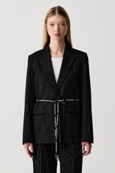 Karl Lagerfeld Jeans sacou cu un singur rând de nasturi pentru femei cu vâscoză 9BY2-KZDZUM_99X (B3W14004)