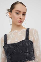 Tommy Jeans top din denim PPYH-TSD042_99J (DW0DW17699)