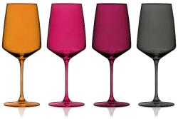 Viski set de pahare cu picior pentru vin din sticlă colorată 650 ml 99KK-SLUZYK_MLC (V11263) Pahar