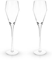 Viski set de pahare cu picior pentru vin din sticlă 240 ml 99KK-SLUZYC_TSP (V9426) Pahar