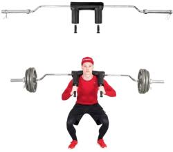 inSPORTline Olimpiai guggolórúd inSPORTline Squabar 239, 3cm/50mm 25, 5kg 317 kg-ig szorítógyűrűkkel, kényelmes párnázás, támogatja a helyes testtartást