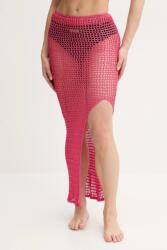 Paramidonna selyem strandszoknya Paola - rózsaszín M/L