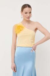 Patrizia Pepe top din bumbac PPYX-TSD2I4_22A (2M4296.J035)