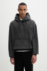 Filling Pieces kapucnis melegítőfelső férfi pamut Boxy Embroidered - szürke S
