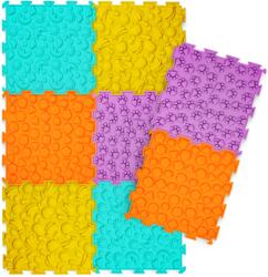 4FIZJO Puzzle ortopedic senzorial pentru copii, 8 piese Cort