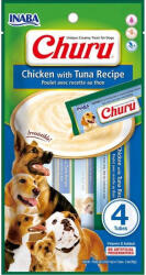 Inaba Foods Churu Recompense Cremoase pentru caini cu Pui si Ton 4x14 Gr (EUD612)