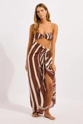 Seafolly strand alsó női Coastline Sarong - barna Univerzális méret