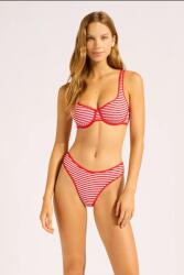 Seafolly női bikini High Leg Pant - piros S