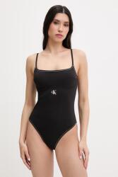 Calvin Klein egyrészes fürdőruha női - fekete XS - answear - 19 990 Ft