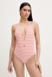 Calvin Klein egyrészes fürdőruha női - narancssárga XS - answear - 20 990 Ft