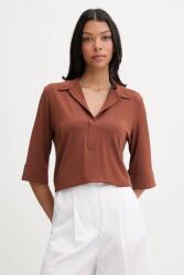 Max Mara Beachwear női strand póló CALATA - barna M