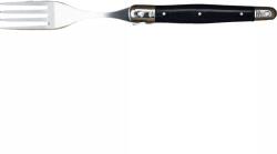 Laguiole MONTARGO Laguiole Premium Line Furculițe pentru friptură negre, set 6 buc Tacam