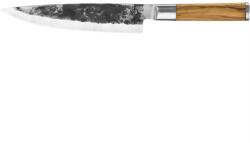 Forged Olive Cuțit de bucătar forjat manual, lungimea lamei 205 mm