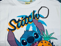  Disney Lilo és Stitch, A csillagkutya Ananas gyerek rövid póló, felső 98-as (fehér)-pici hiba