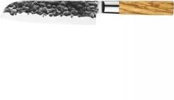 Forged Olive cuțit santoku forjat manual, lungimea lamei 135 mm