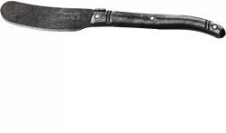Laguiole MONTARGO Laguiole Premium Line Cuțite pentru unt negre stonewash, set 4 buc Tacam