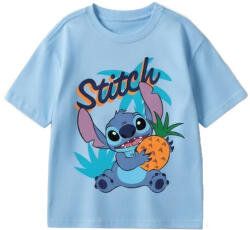  Disney Lilo és Stitch, A csillagkutya Ananas gyerek rövid póló, felső 3 - 8 év / 98 - 128 cm (kék)