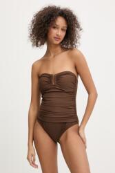 DKNY egyrészes fürdőruha női - barna XS - answear - 28 490 Ft