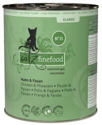 Catz Finefood Classic N. 15 Csirke és Fácán konzerv 800g