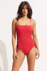 Seafolly egyrészes fürdőruha női Drawstring Side - piros M