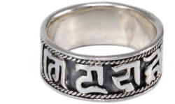 Ékszershop Tibeti stílusú ezüst karikagyűrű (2185118)