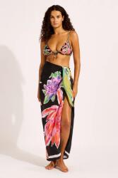 Seafolly női pareo Hothouse Floral Sarong - fekete Univerzális méret