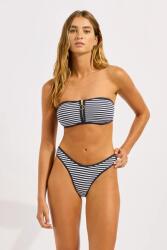 Seafolly melltartós bikini felső női Zip Front - sötétkék XS