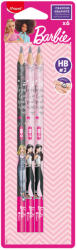 Maped Barbie grafitceruza készlet, HB, háromszögletű, 6 darabos csomag (IMAB850801)